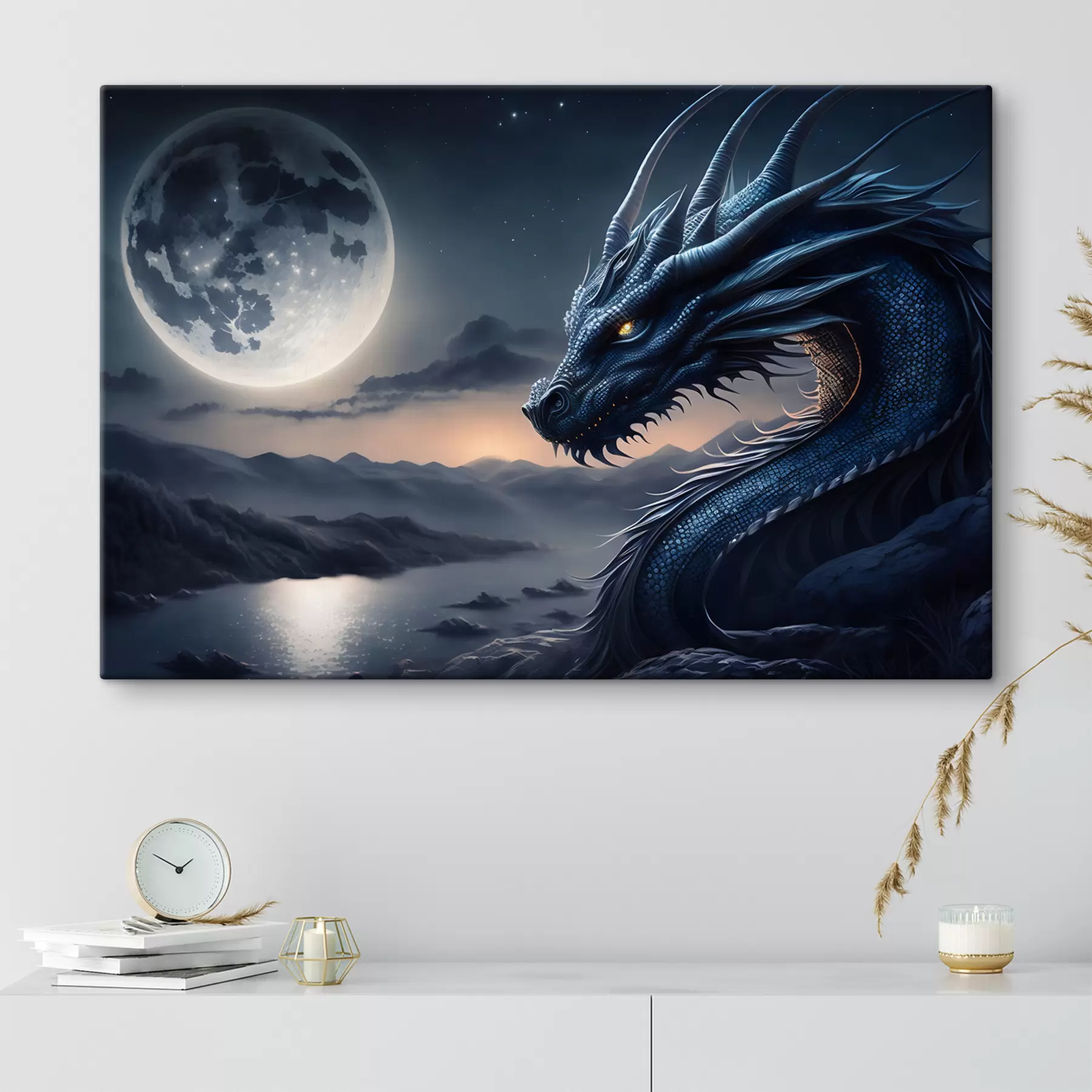 Fototapetai Šviesa, mėnulis ir žandikaulis s32612