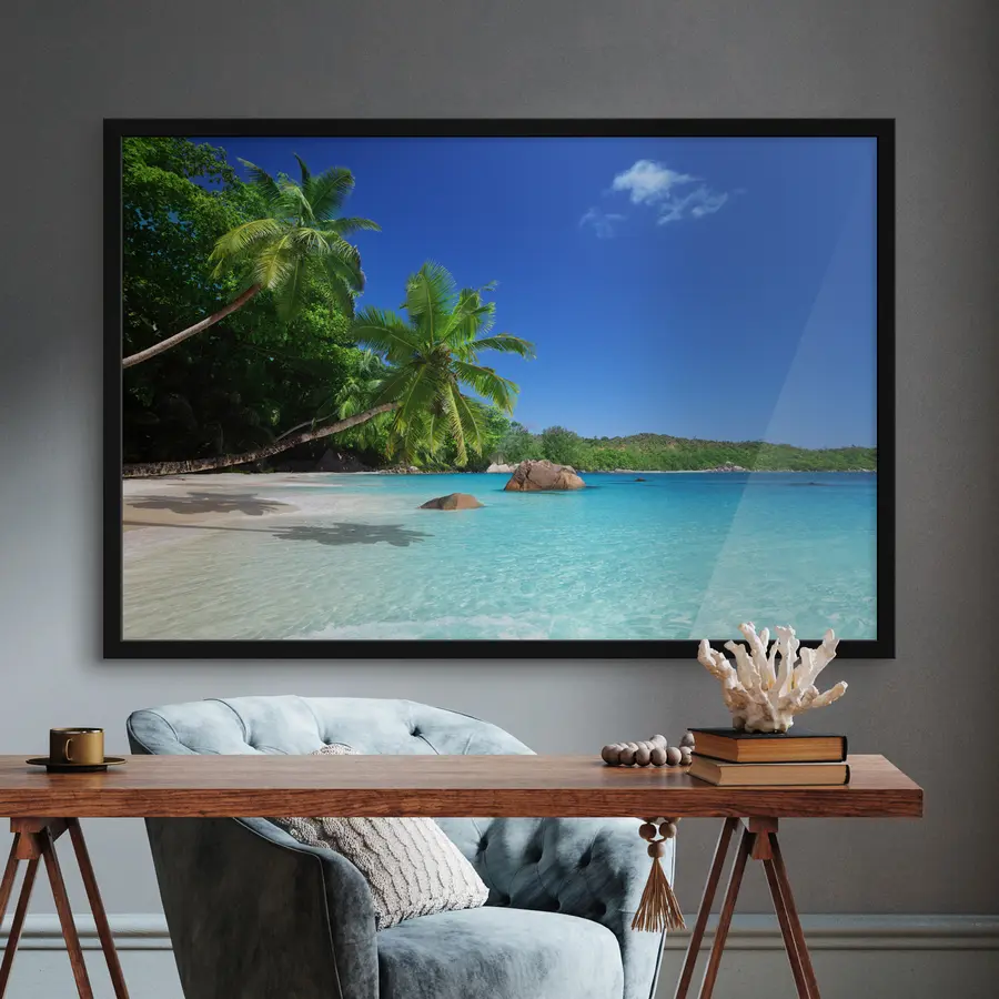 Paveikslėlis Stačiakampis, tekstilė ir šriftas f00029