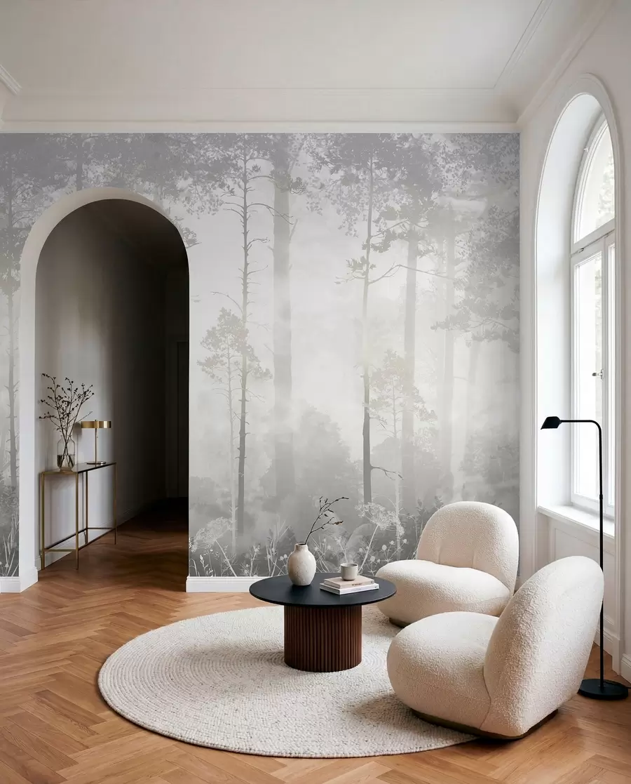 Fototapetai Miškas rūke u94439