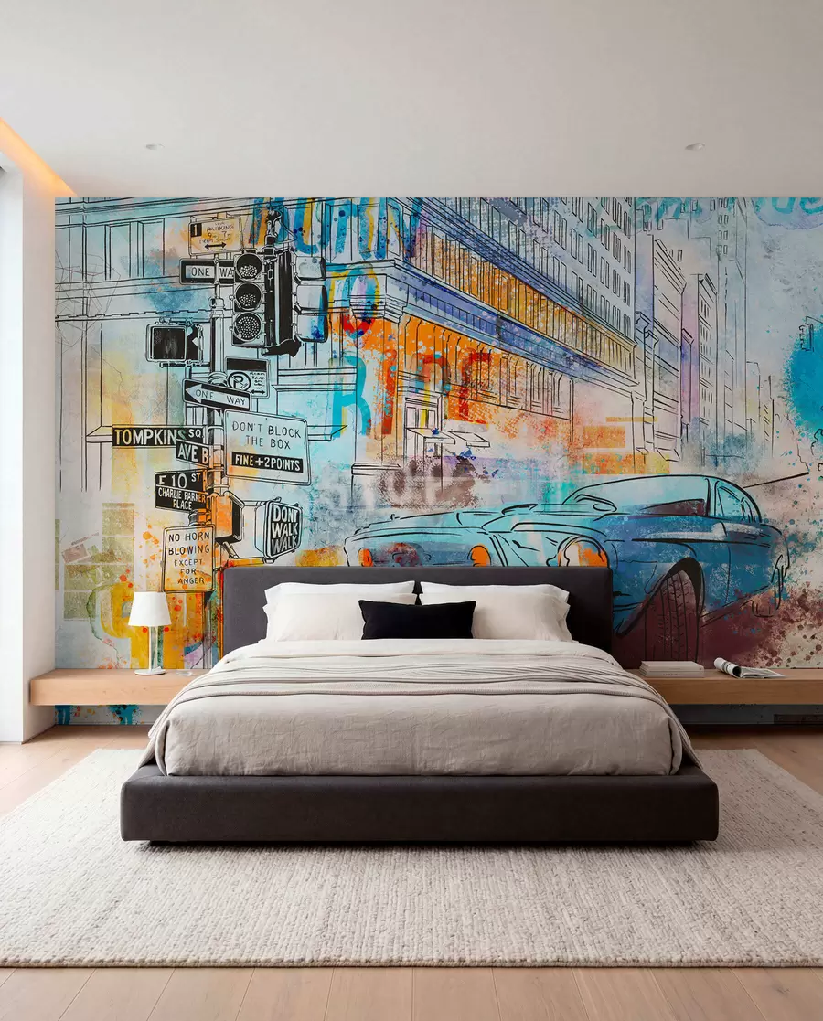 Fototapetai Graffiti mašina u75814