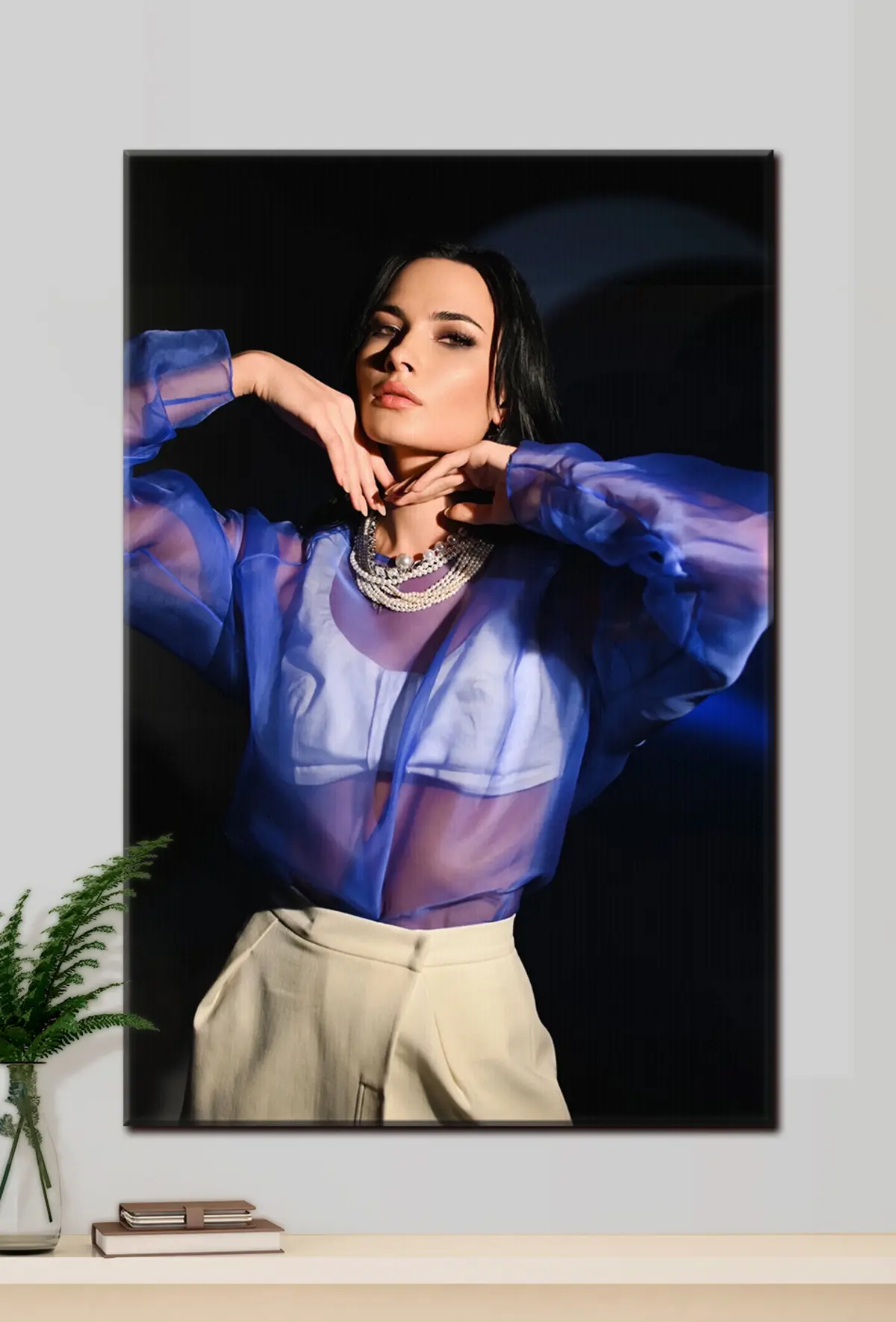 Paveikslėlis Pečių, kaklo ir violetinės spalvos s33209