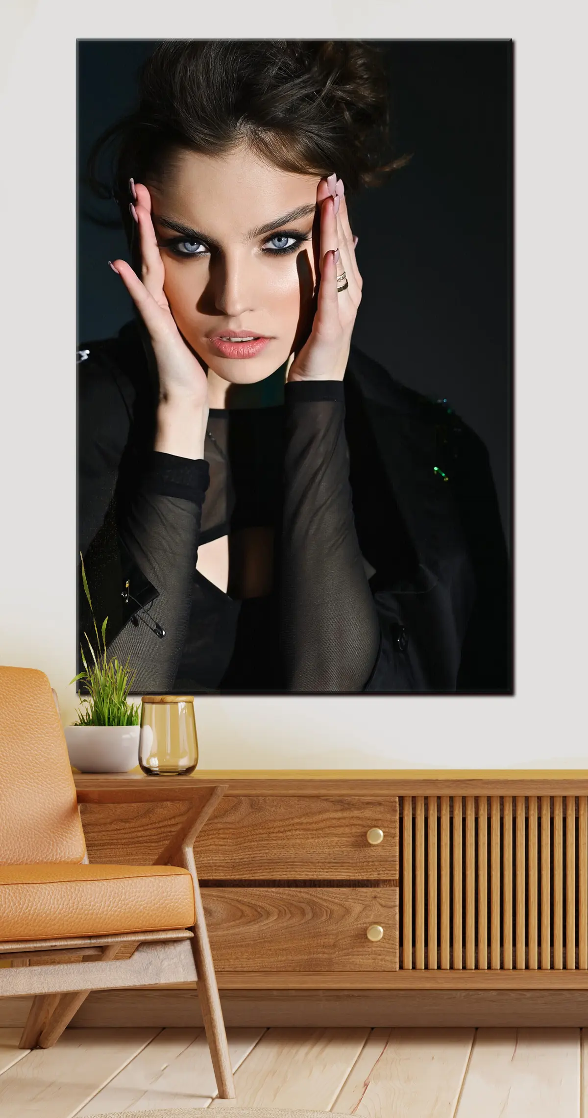 Paveikslėlis Rankos, blakstienos ir kaklas s33211