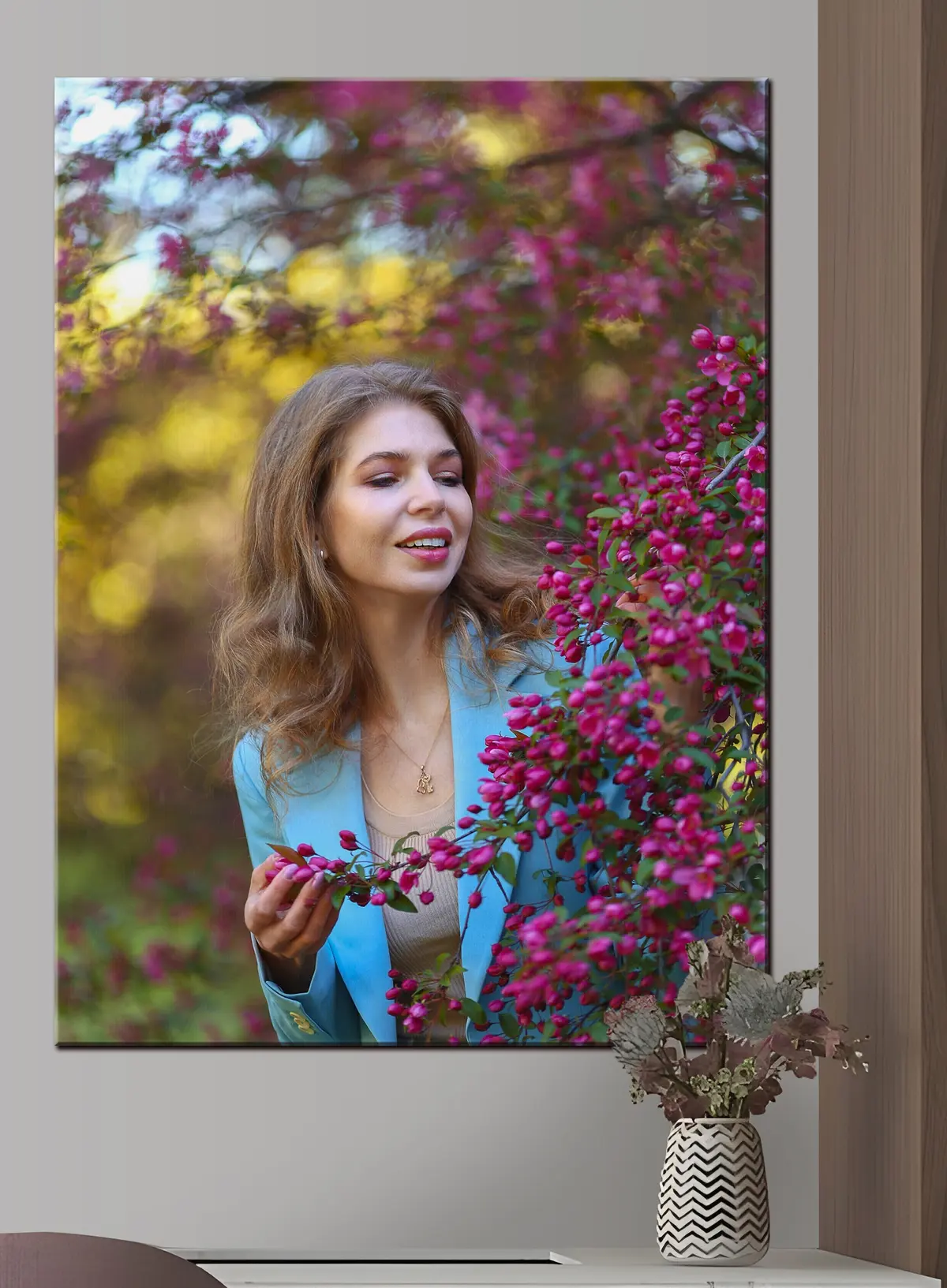 Paveikslėlis Šypsena, violetinė spalva ir augalas s33309