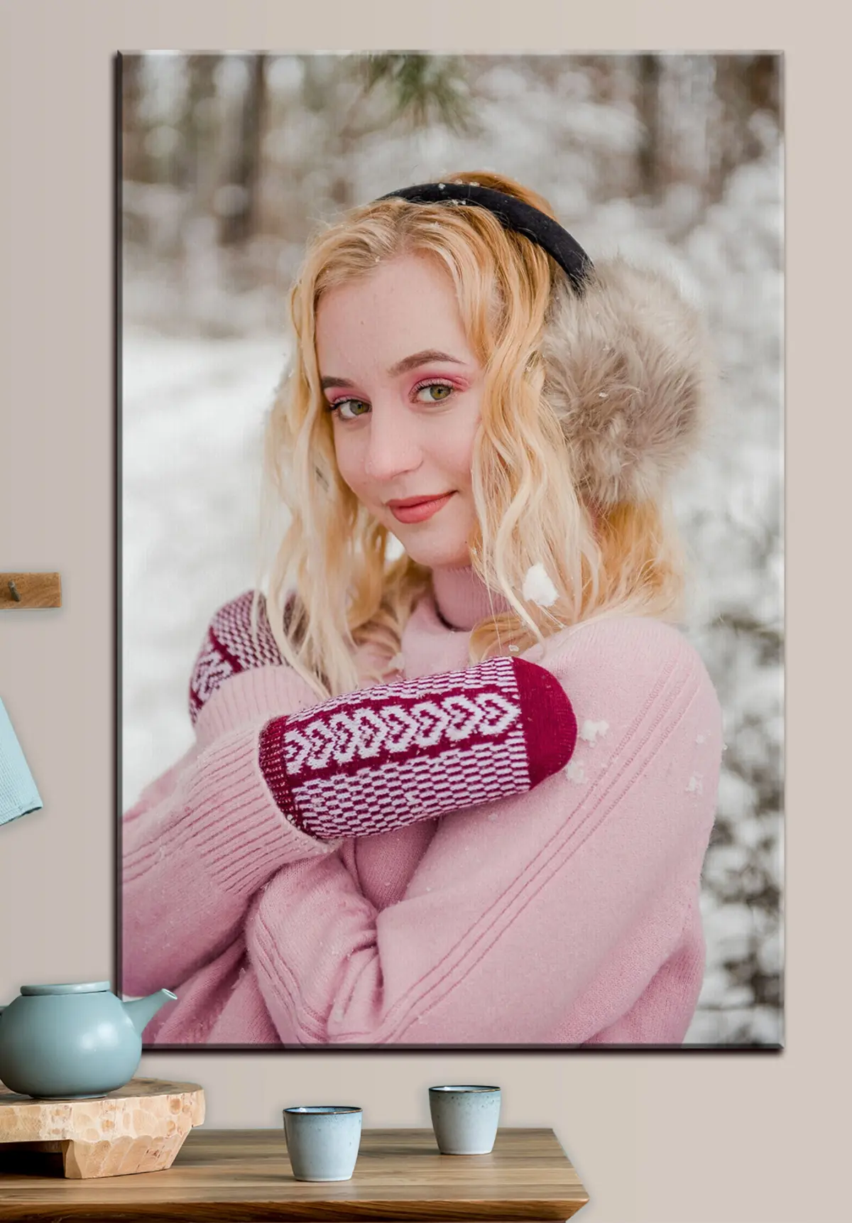 Paveikslėlis Blakstienos, rankovės ir šypsena s33341