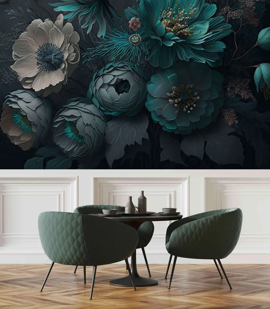 Fototapetai Ryto gėlės u75405