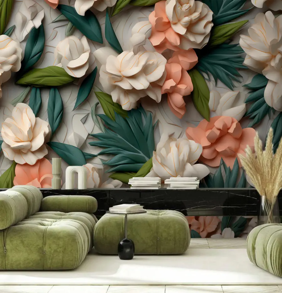 Fototapetai 3D abstraktūs augalai u95592