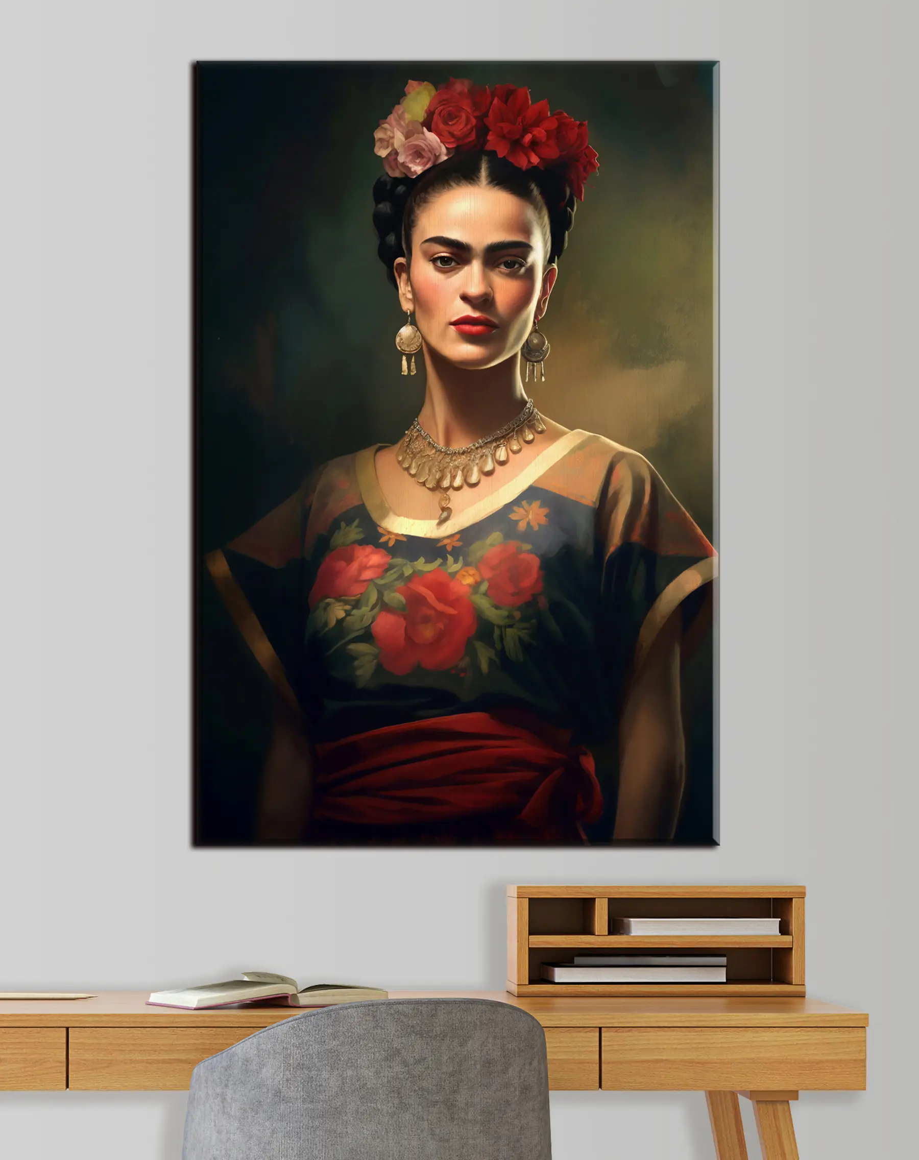 Fototapetai Gėlė, lūpų dažai ir blakstienos s32863
