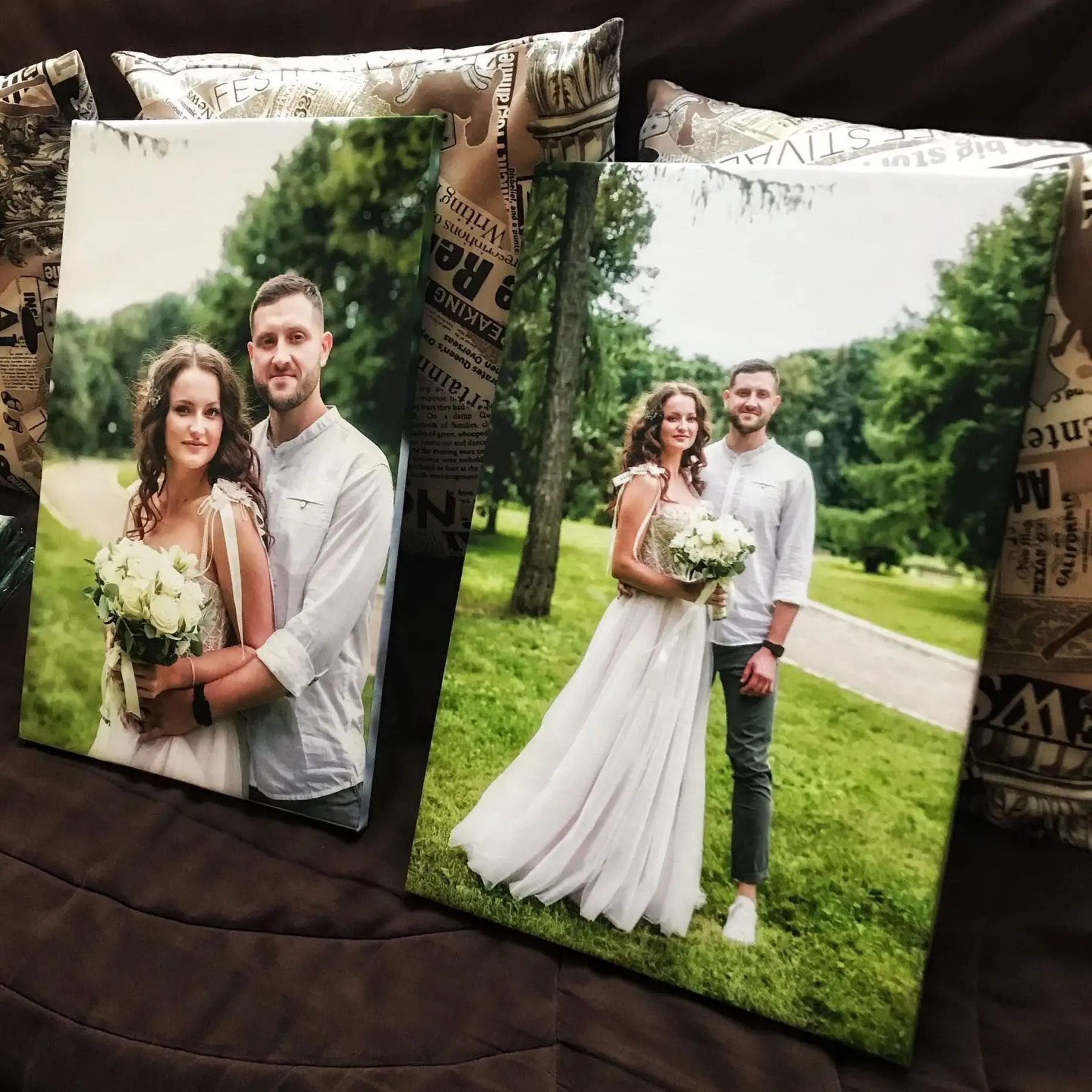 Paveikslėlis Šypsena, augalas ir vestuvinė suknelė s34650