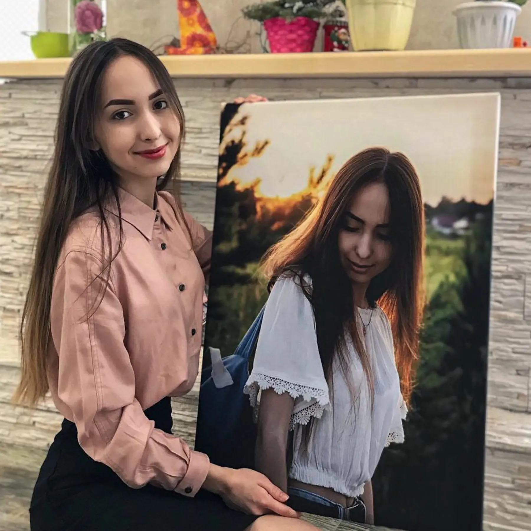 Paveikslėlis Plaukų, šypsenos ir blykstės fotografavimas s34674