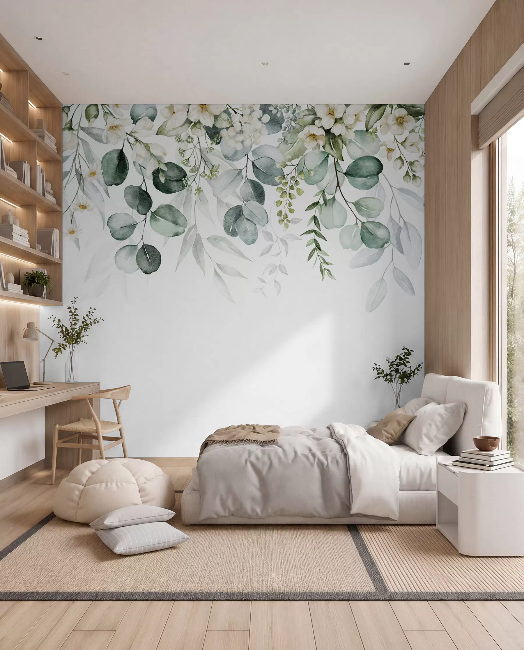 Fototapetai Baltų žiedų girlianda u96063