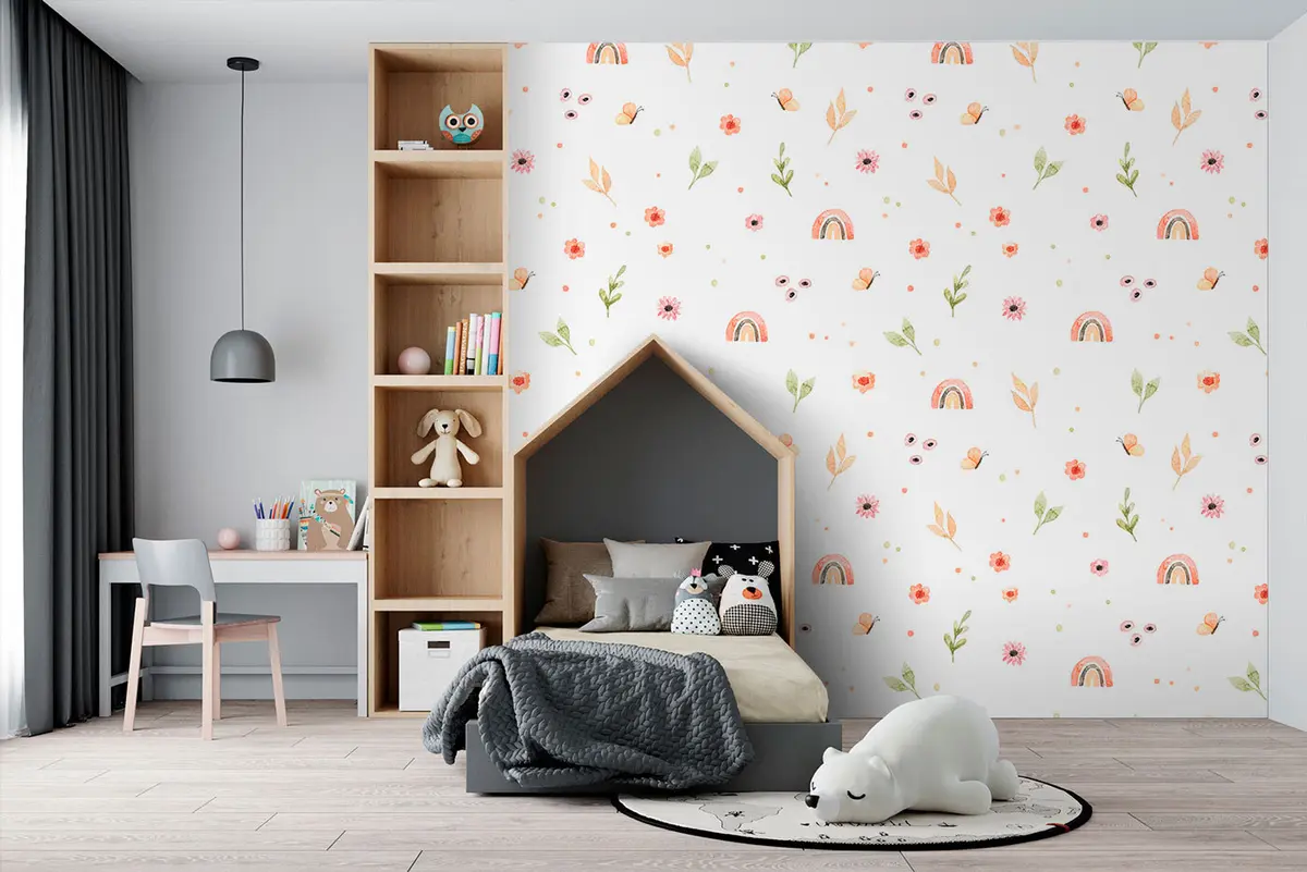 Fototapetai Vaikų piešimas akvarele u96608