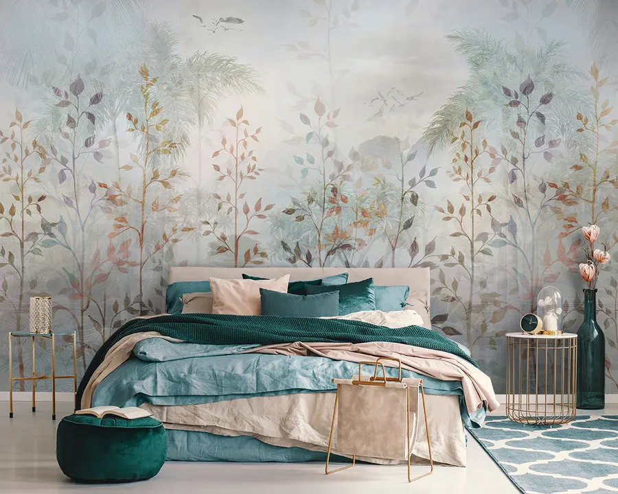 Fototapetai Kraštovaizdis su augalais ir medžiais u96446