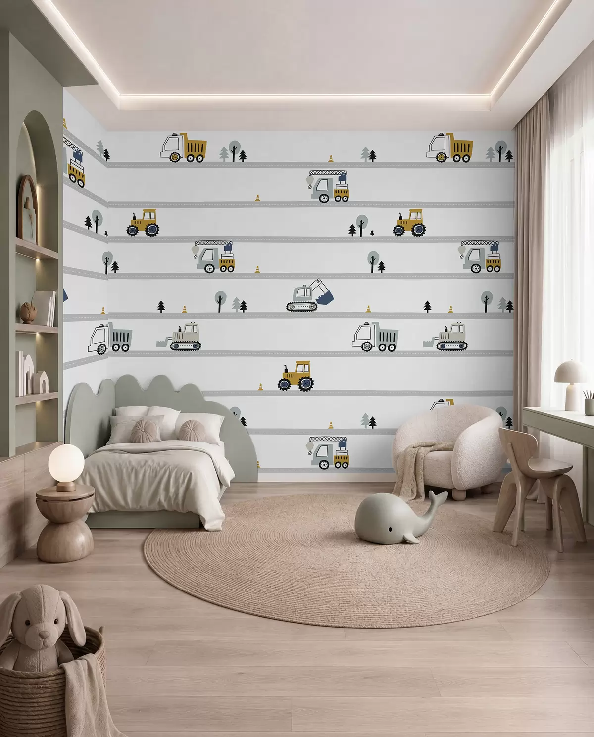 Fototapetai Maži statybų keliai u96465