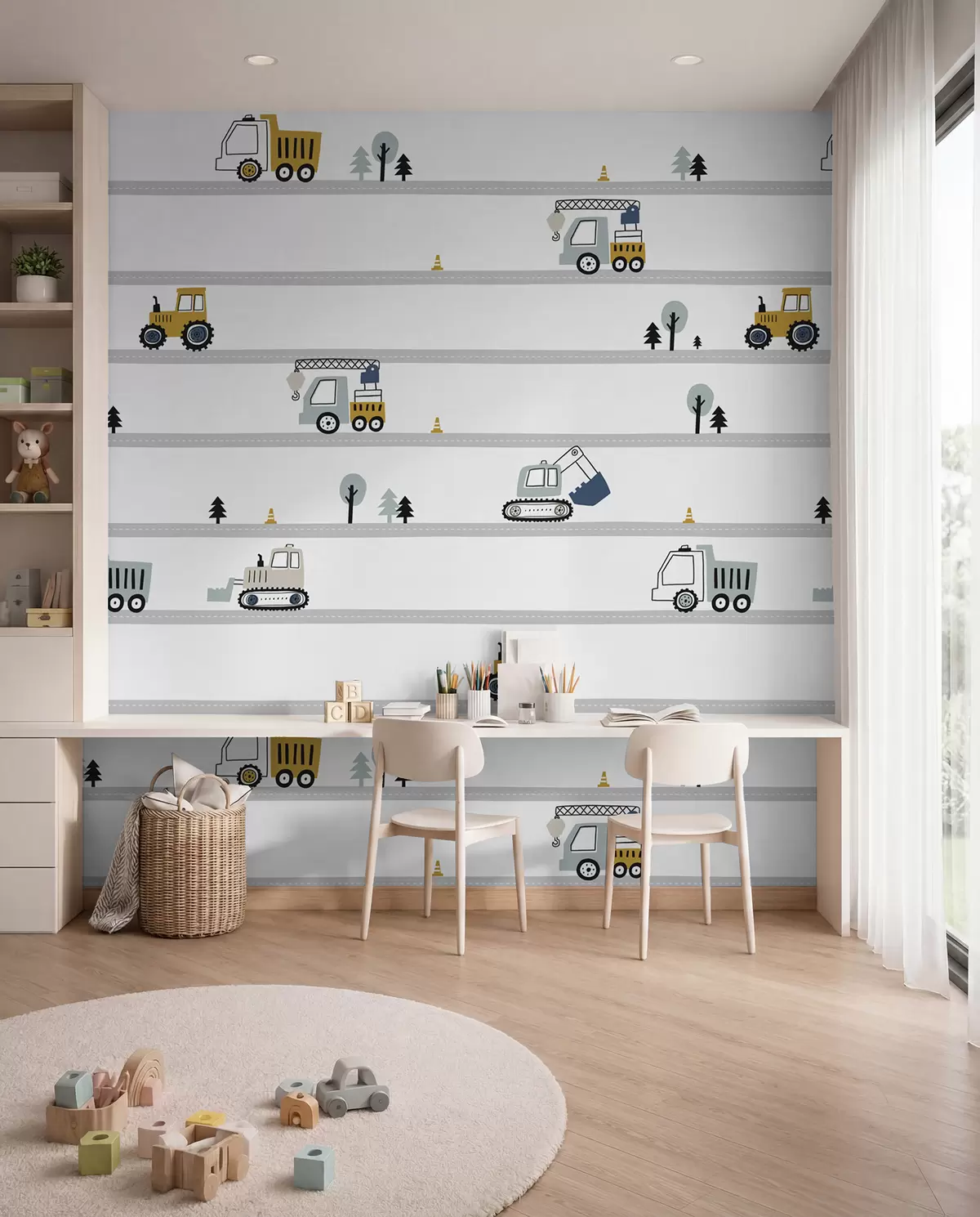 Fototapetai Maži statybų keliai u96465