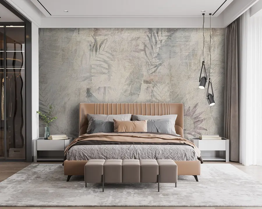 Fototapetai Akvarelė tropikų palėpėje u96807