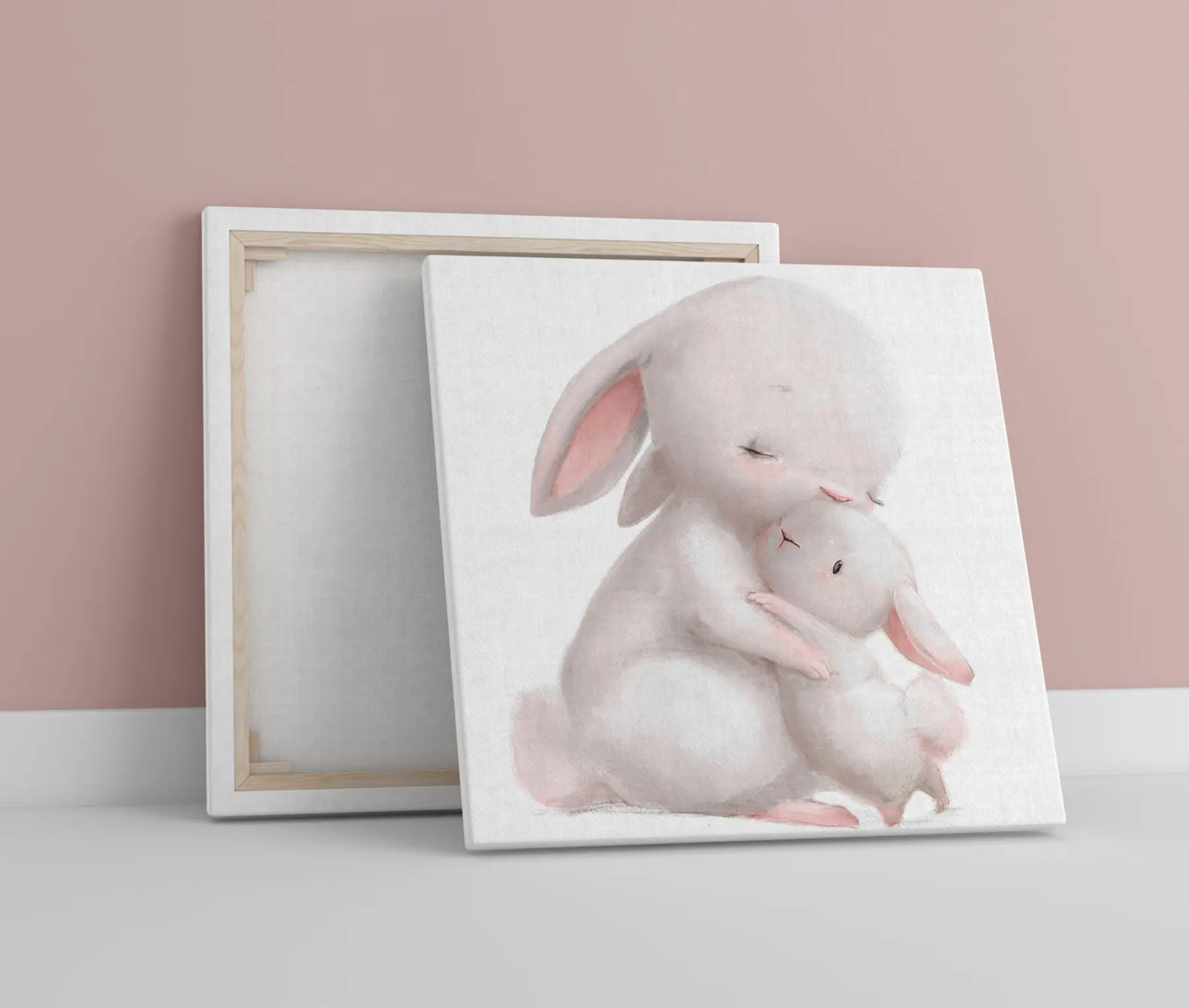 Fototapetai Meilės kupini zuikių apkabinimai s35047