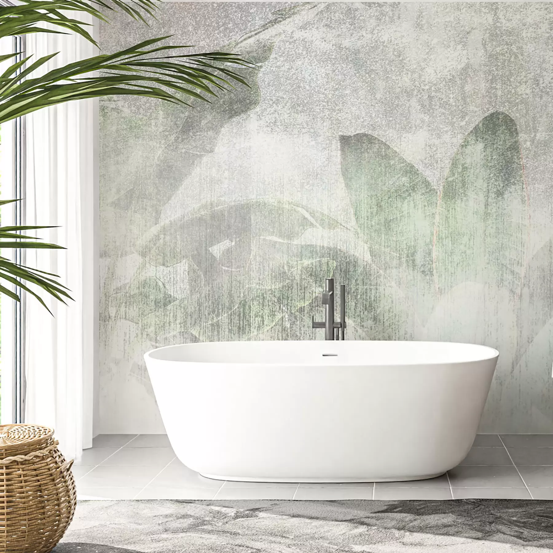 Fototapetai Atogrąžų palmės palėpės stilius u97030