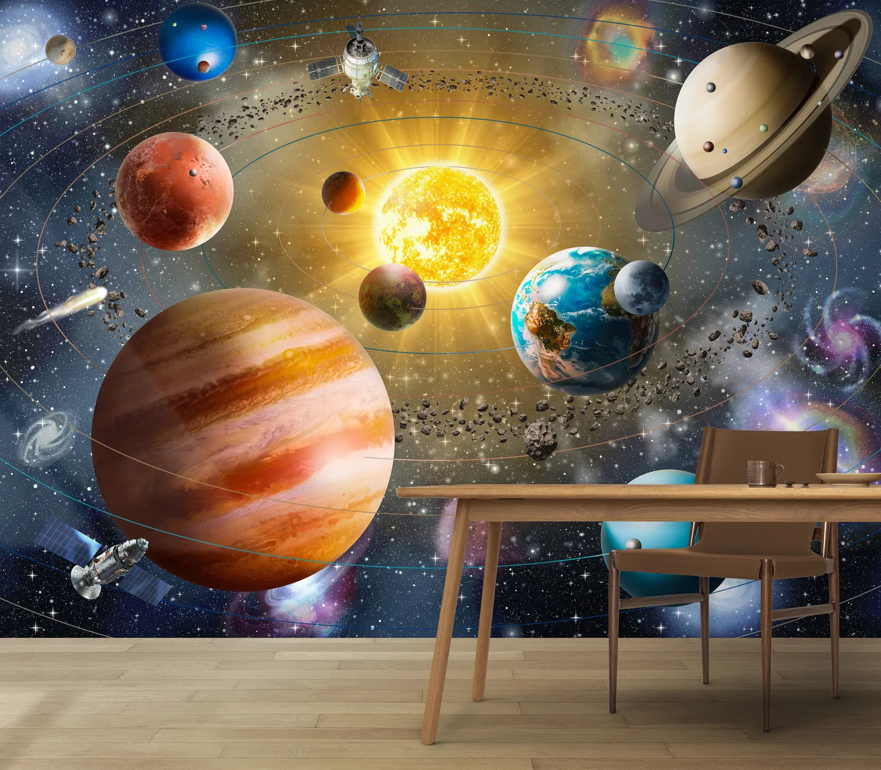 Fototapetai Žavinga erdvė, Saulės sistema u97222