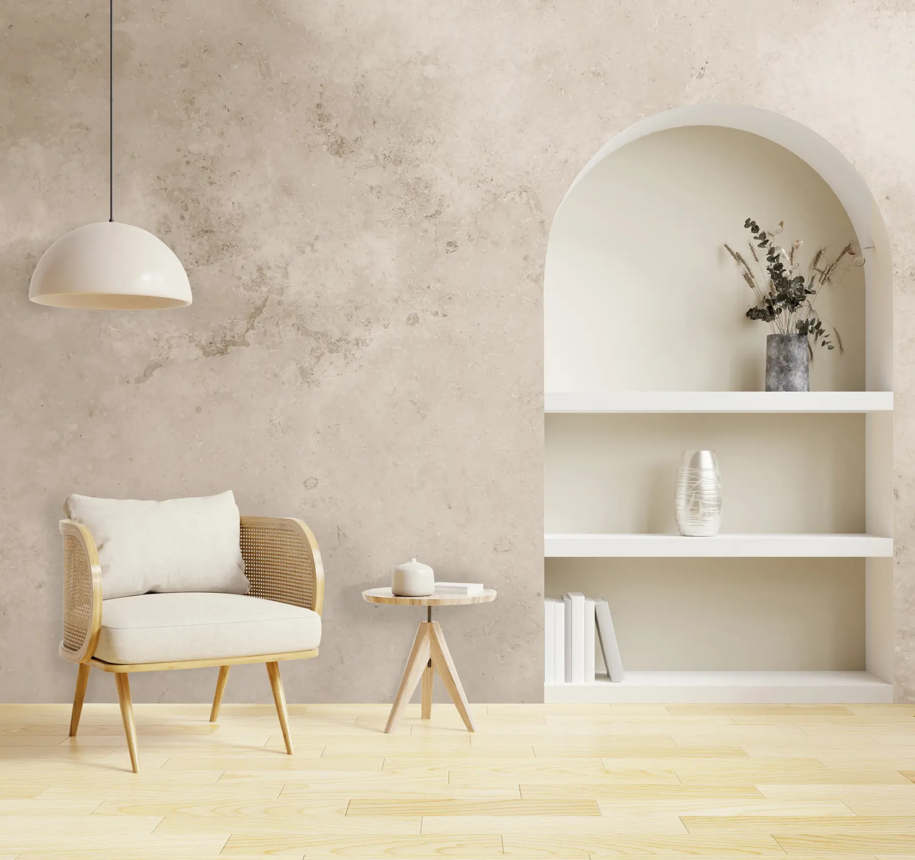 Fototapetai Smėlio spalvos betoninė siena u97236
