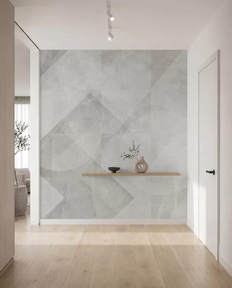 Fototapetai Geometrinė abstrakcija pastelinių spalvų marmuriniame fone u97269