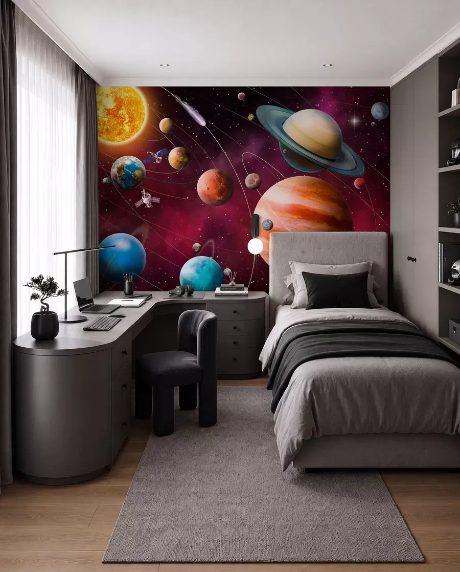 Fototapetai Saulės sistemos kosminiai objektai u97423