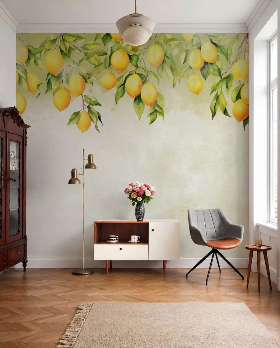 Fototapetai Švelnios citrinų šakelės u97595