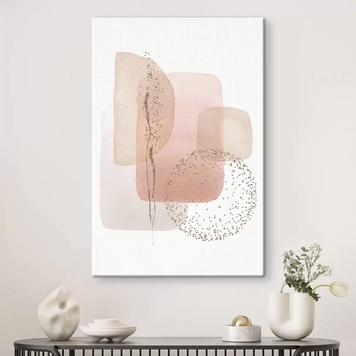 Paveikslėlis Abstrakčios formos švelniomis pastelinėmis spalvomis s35959