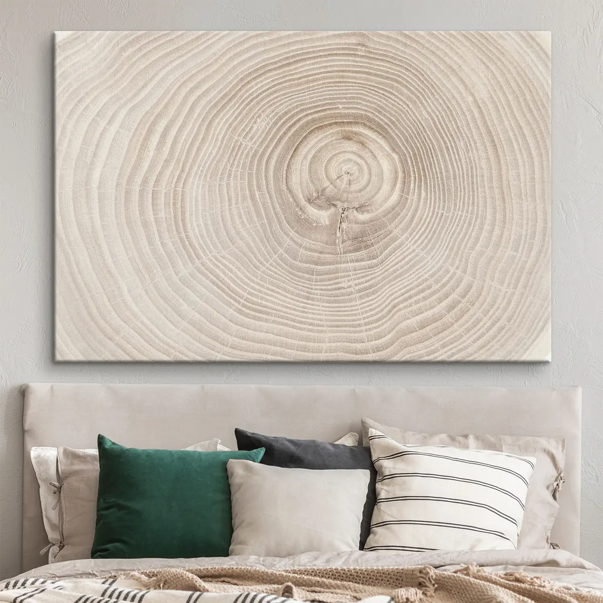 Paveikslėlis Švelnių atspalvių žiedas iš supjaustytos medienos s36005