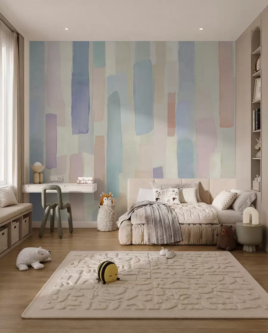 Fototapetai Pastelinės teptuko juostos u97869