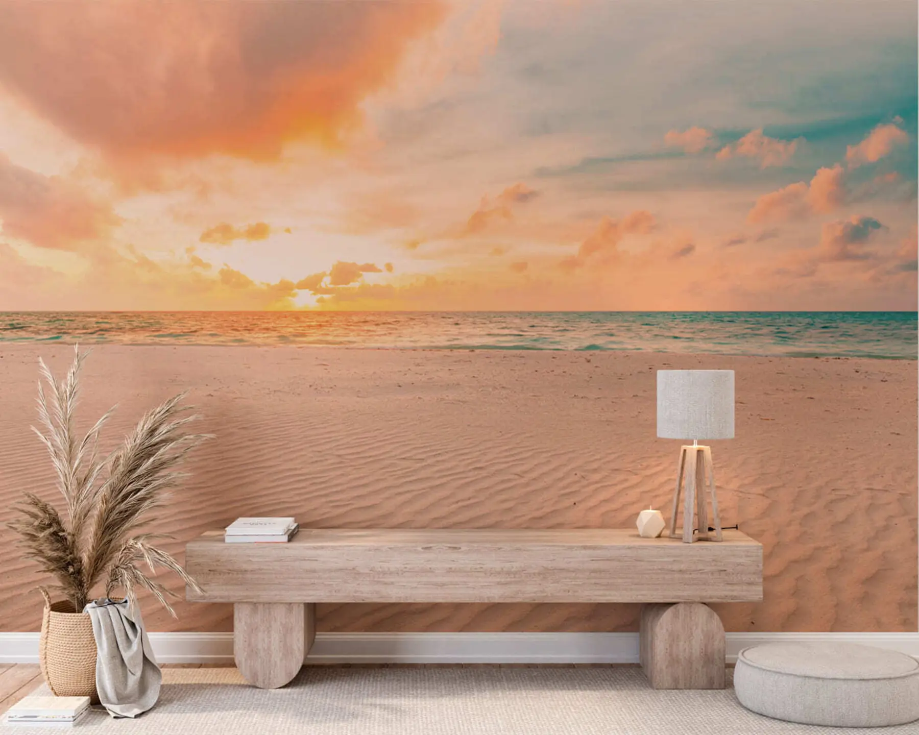 Fototapetai Paplūdimys baltas smėlis jūra ir bangos u97894