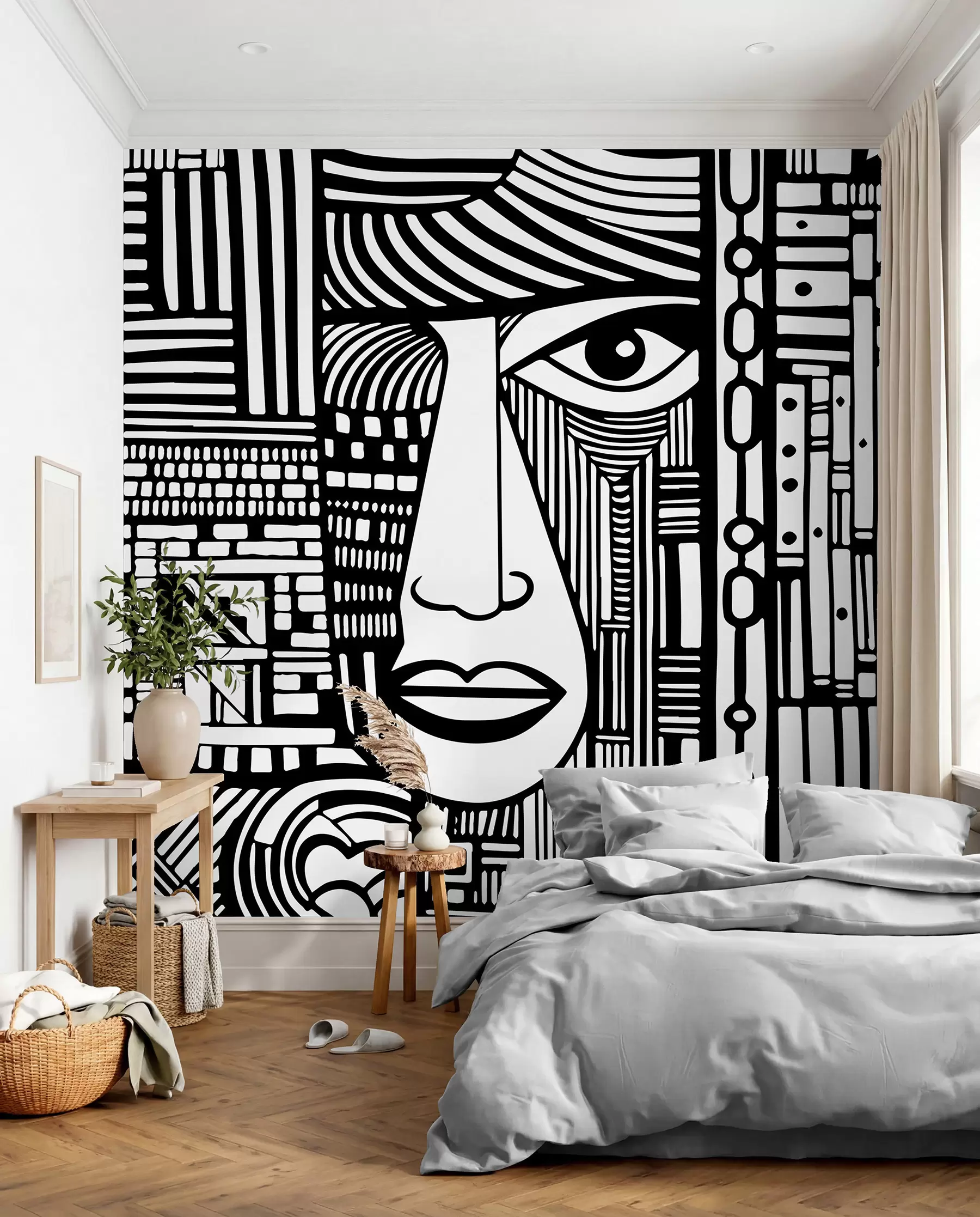 Fototapetai Abstraktus veidas u98713