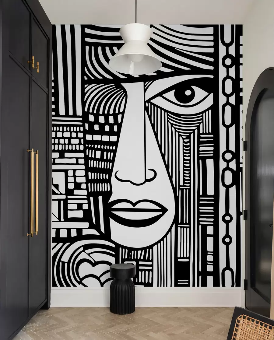 Fototapetai Abstraktus veidas u98713
