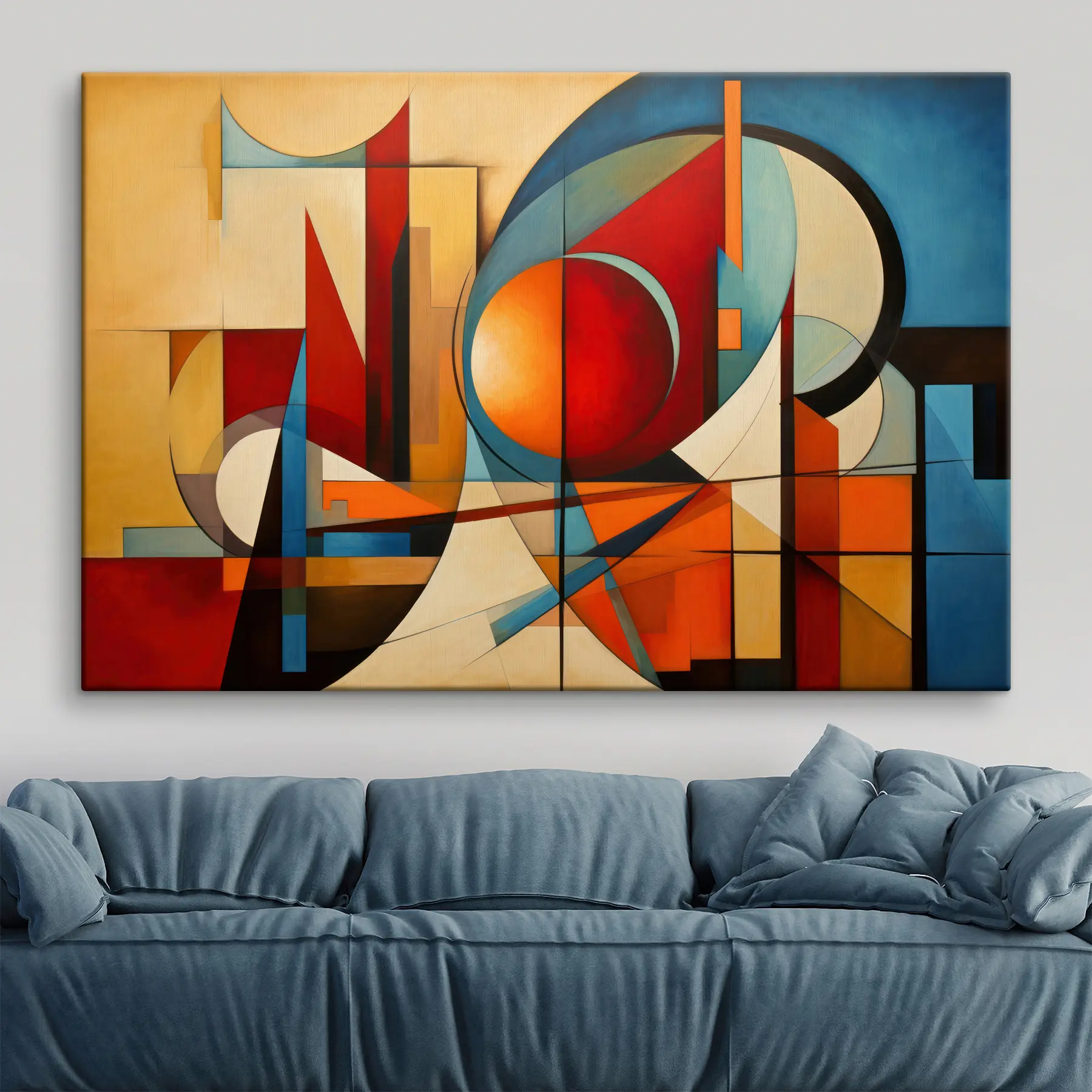 Fototapetai Abstrakcija iš geometrinių figūrų s36302
