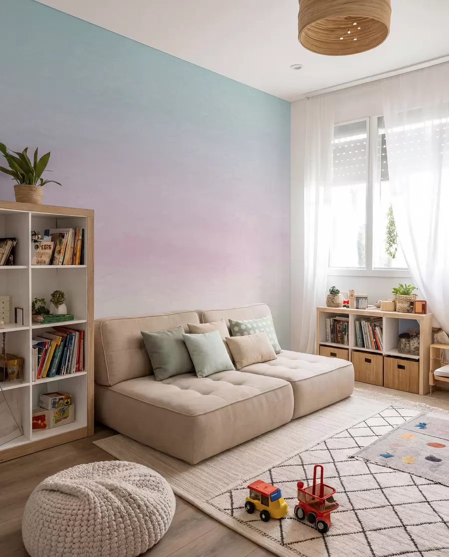 Fototapetai Perėjimas iš rožinės į mėlyną u98238