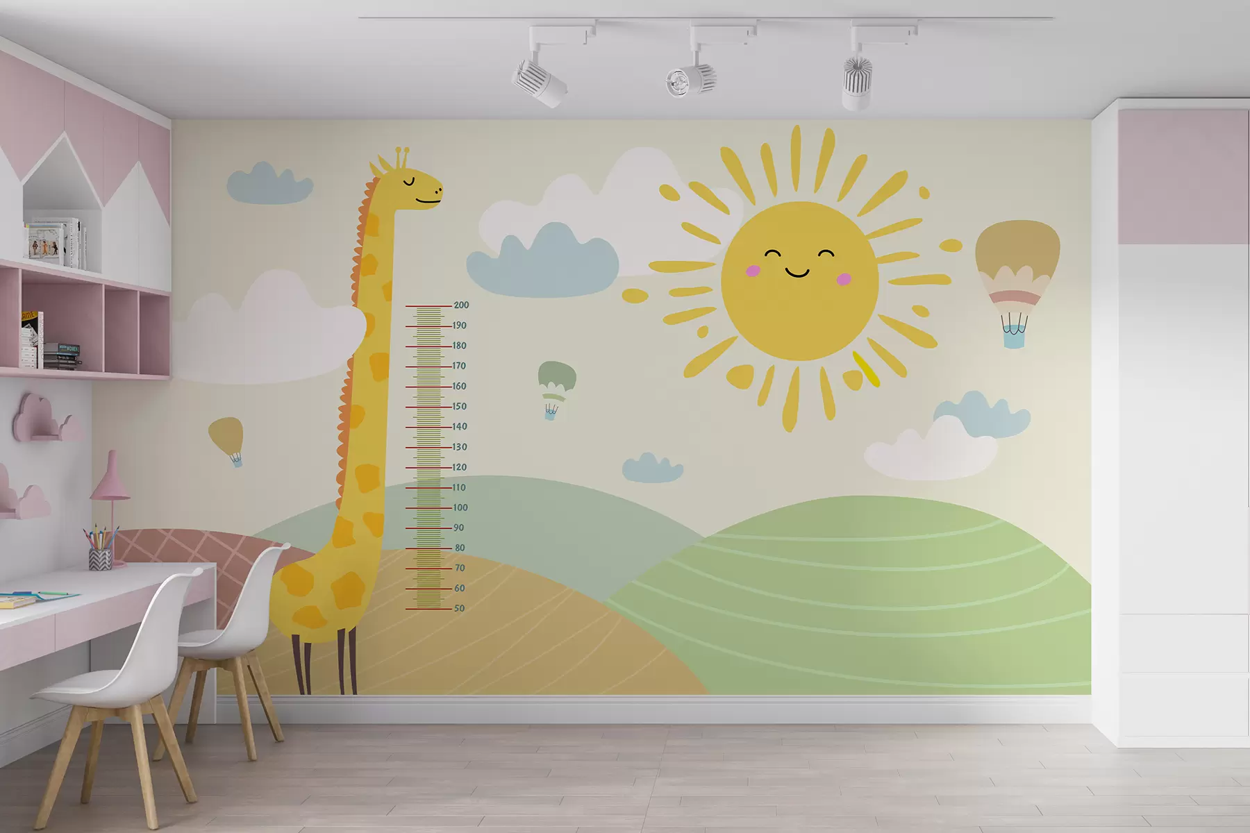 Fototapetai Linksma žirafa u98954