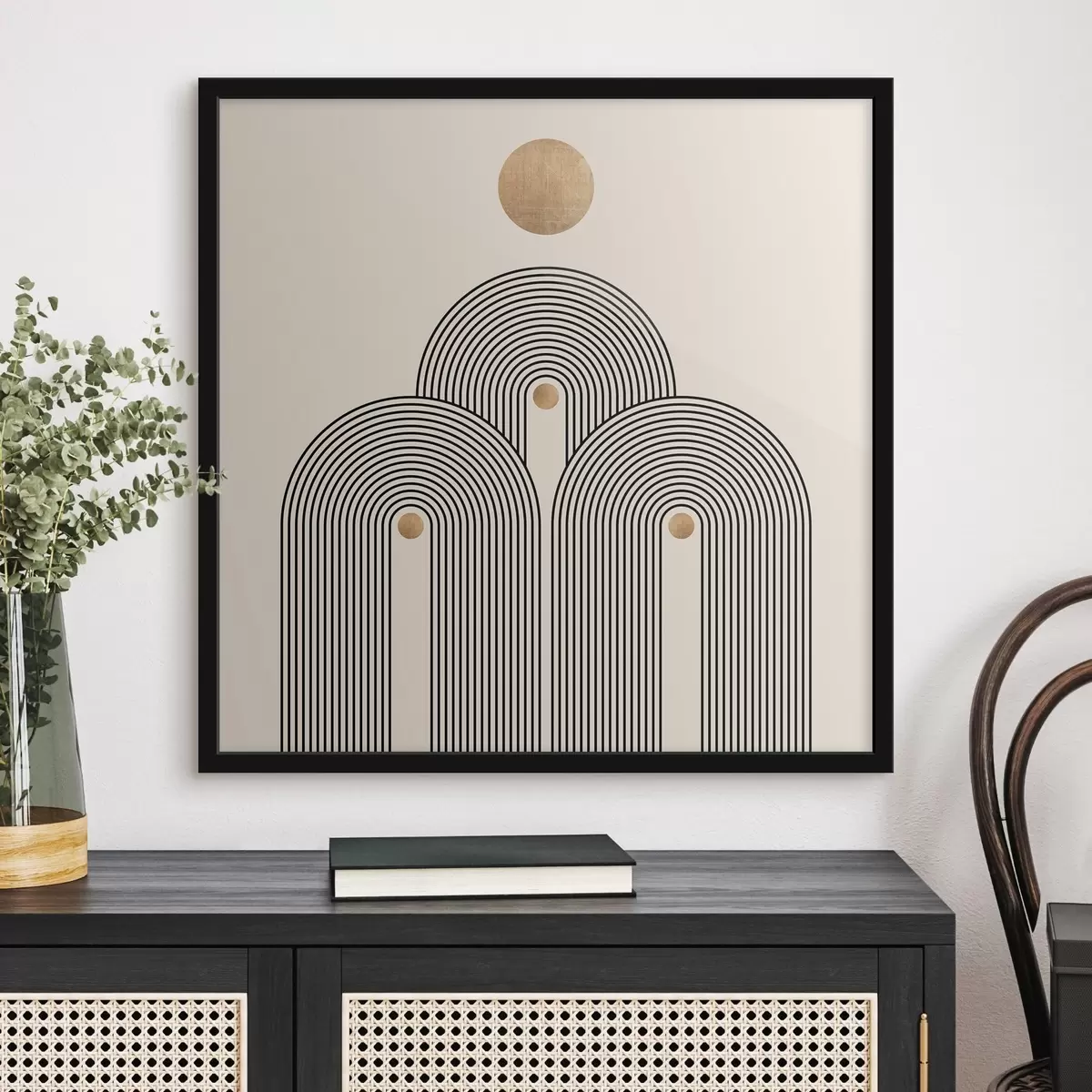Plakatas Boho stiliaus geometrija f35929