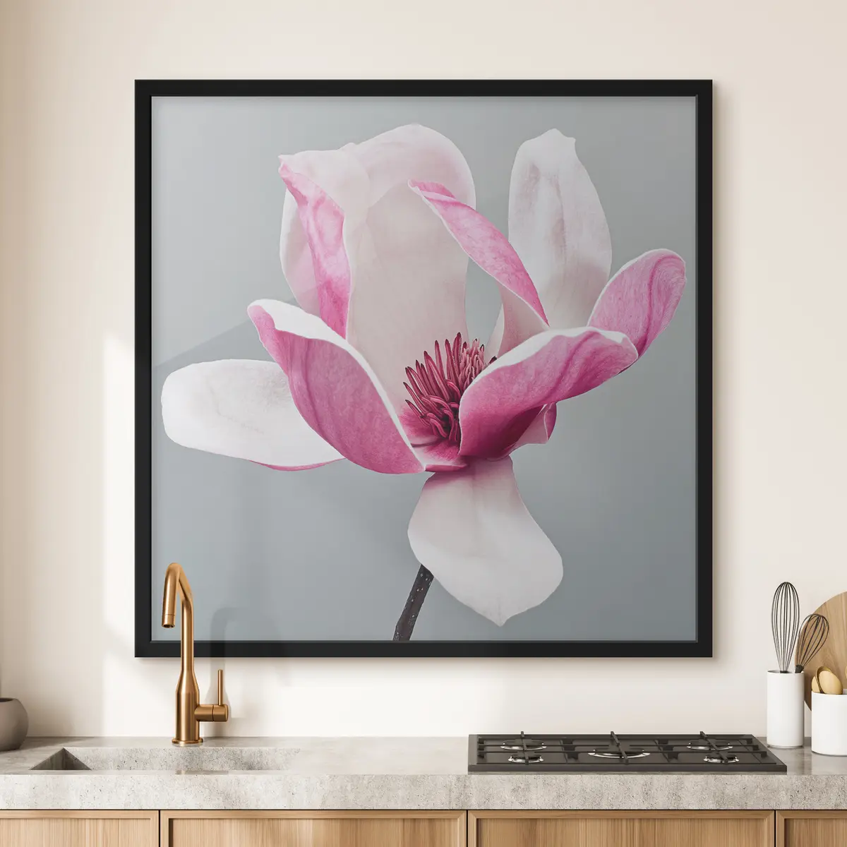 Plakatas Elegantiška švelnių atspalvių magnolija f35781