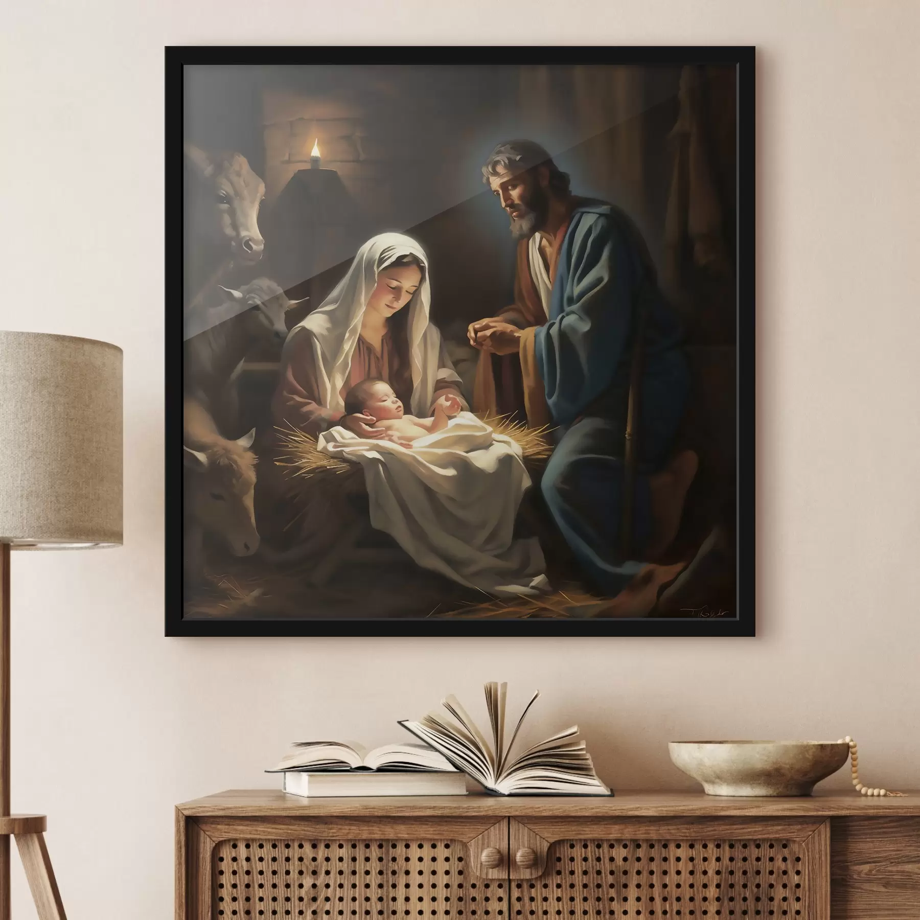 Fototapetai Šventoji šeima, Jėzus, Marija ir Juozapas f33488