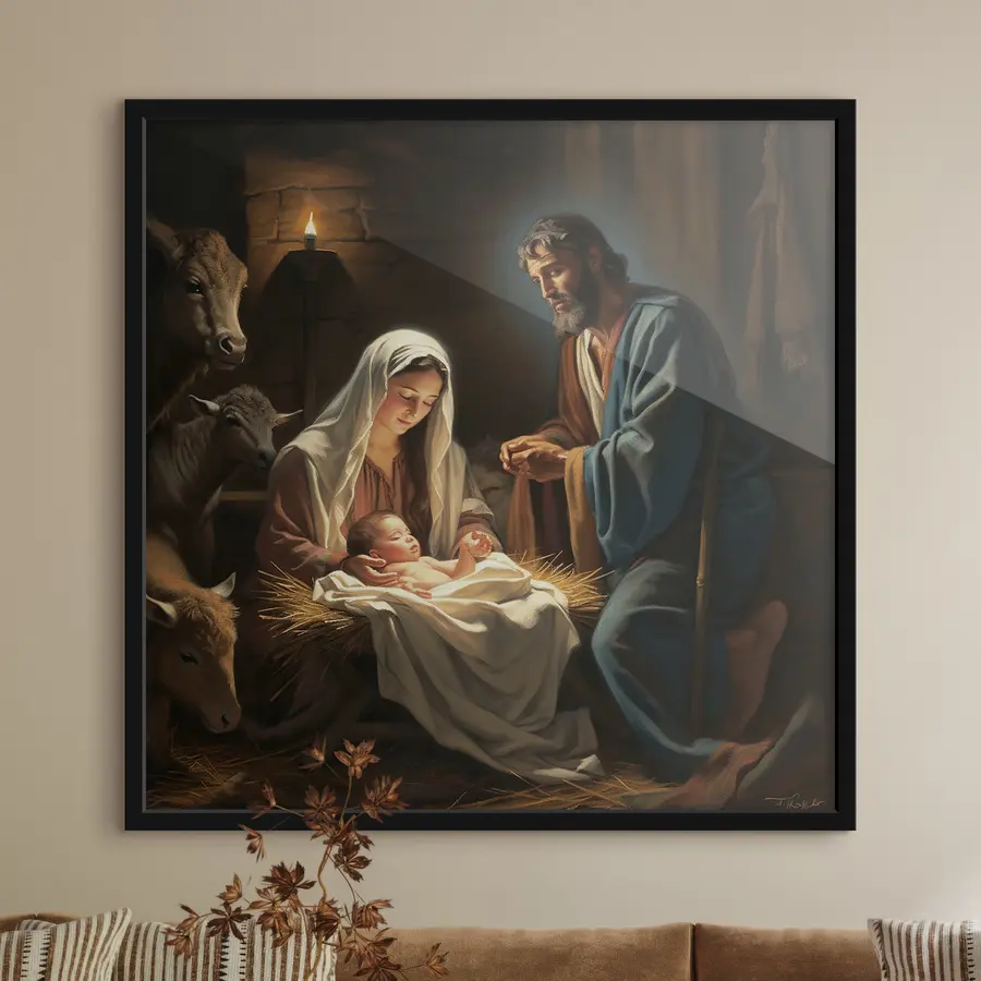 Paveikslėlis Šventoji šeima, Jėzus, Marija ir Juozapas f33488
