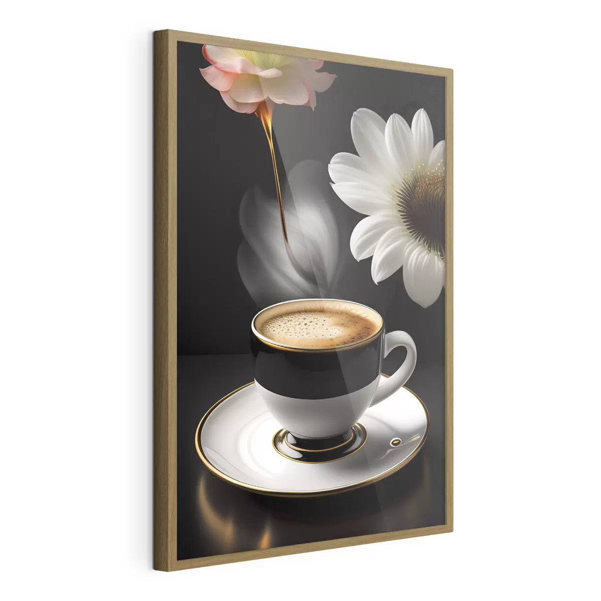 Plakatas Kava ir gėlės harmonijoje f32167
