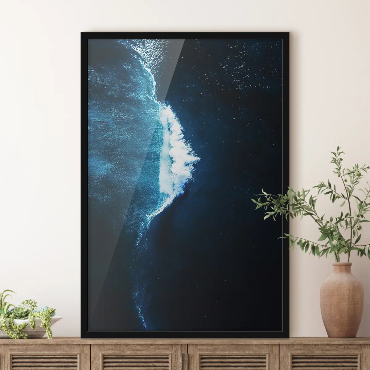 Plakatas Plaukiant ramybės bangomis f21428