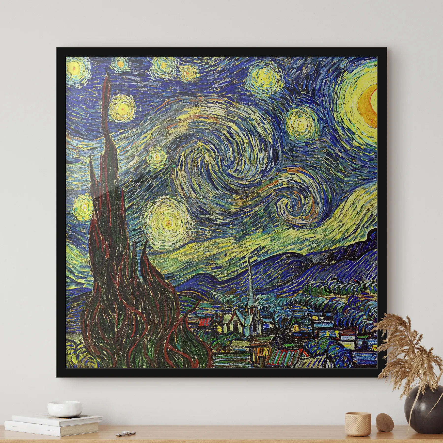 Paveikslėlis Žvaigždėta naktis, Vincentas van Gogas f15213