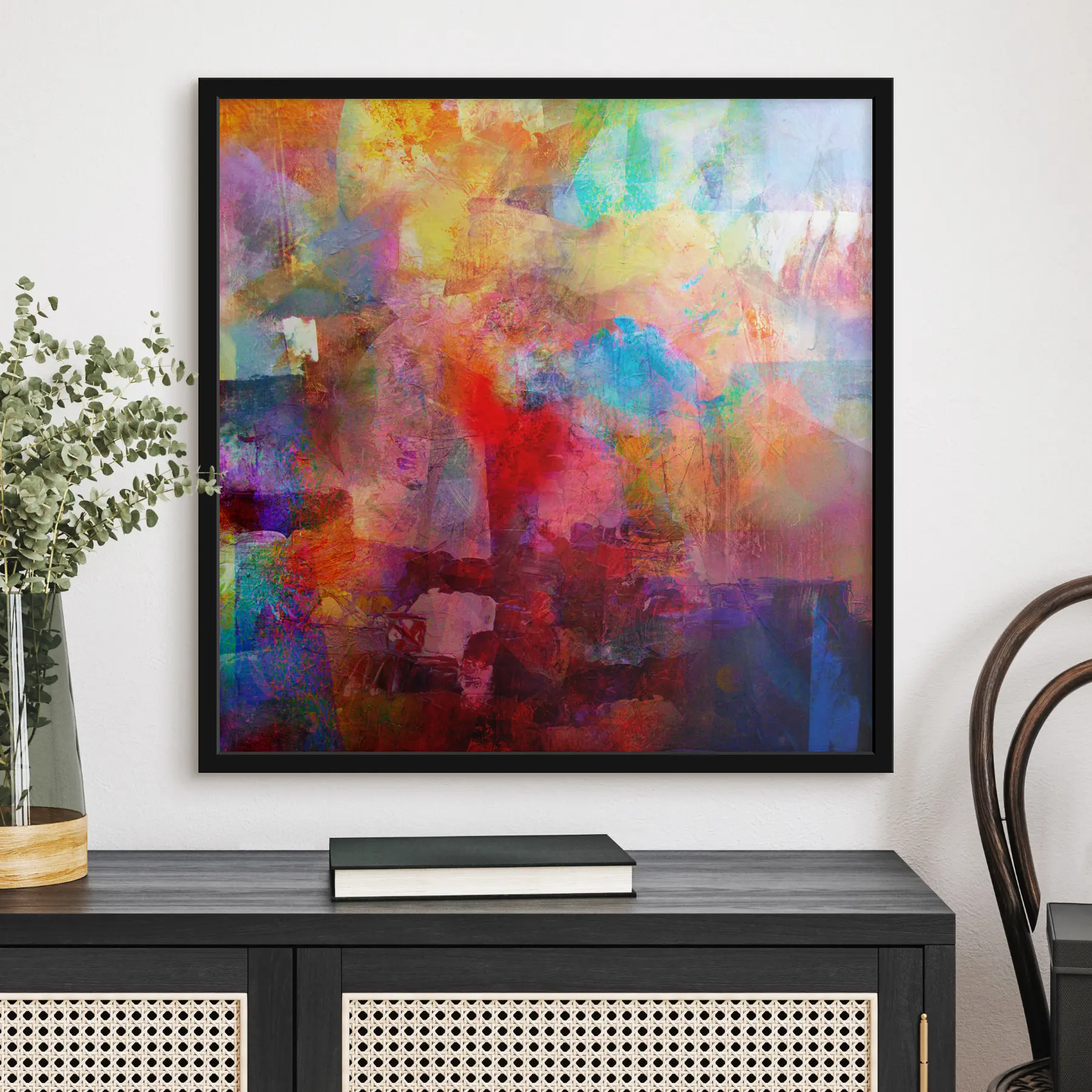 Fototapetai Ryškios spalvos abstrakčioje kompozicijoje f04344