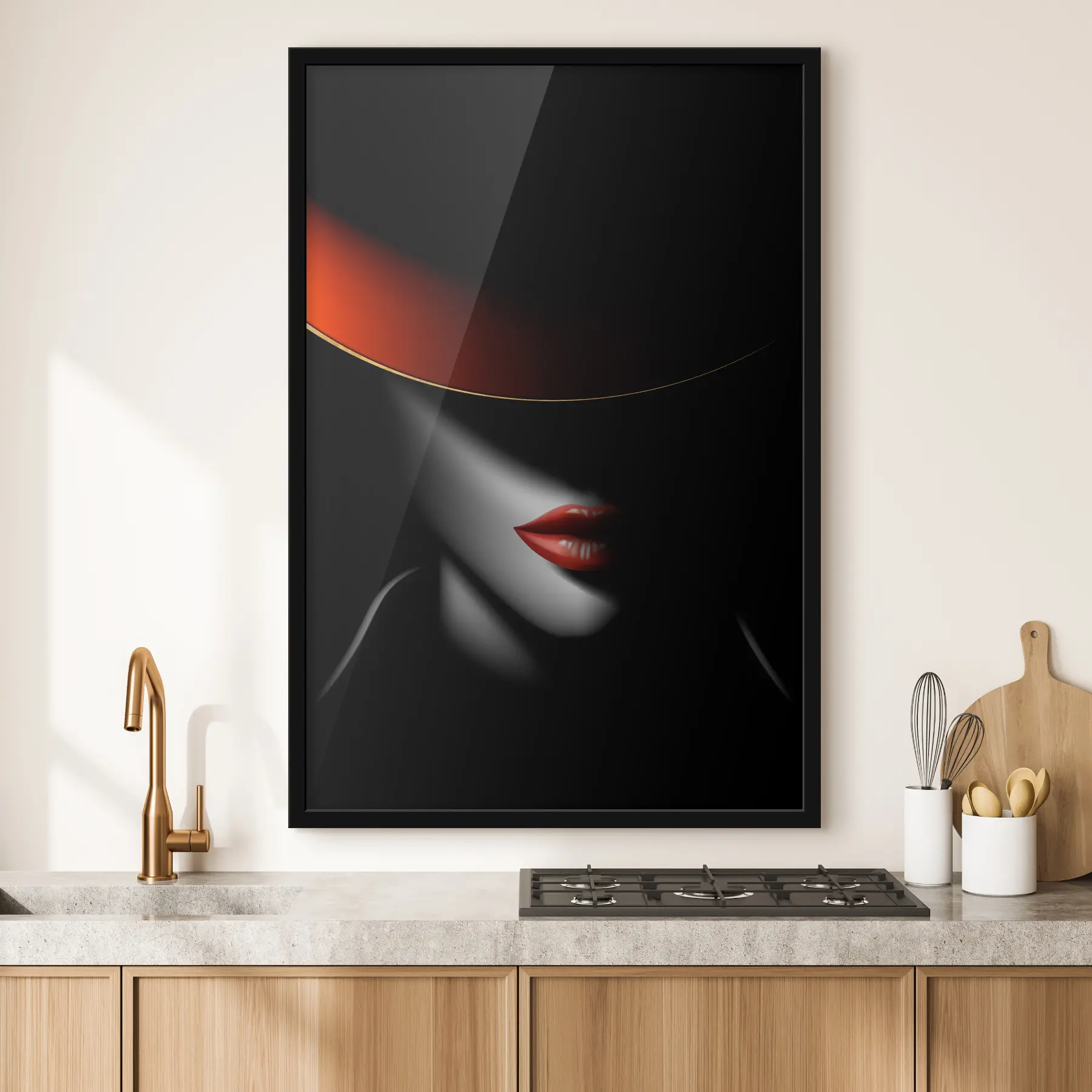 Fototapetai Paslaptinga trauka šešėliuose ir šviesoje f03483