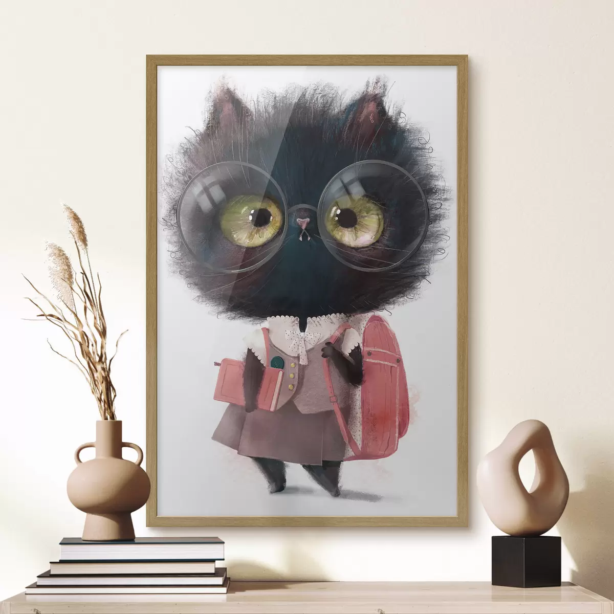 Plakatas Katė ir pauzė f34994