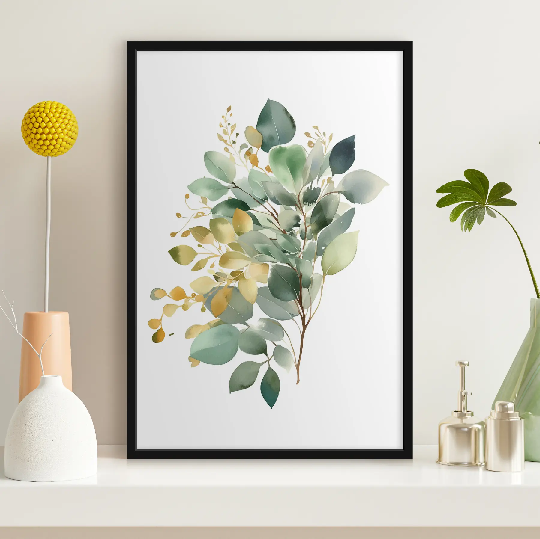 Fototapetai Gamtos harmonija ryškioje žalumoje f36354