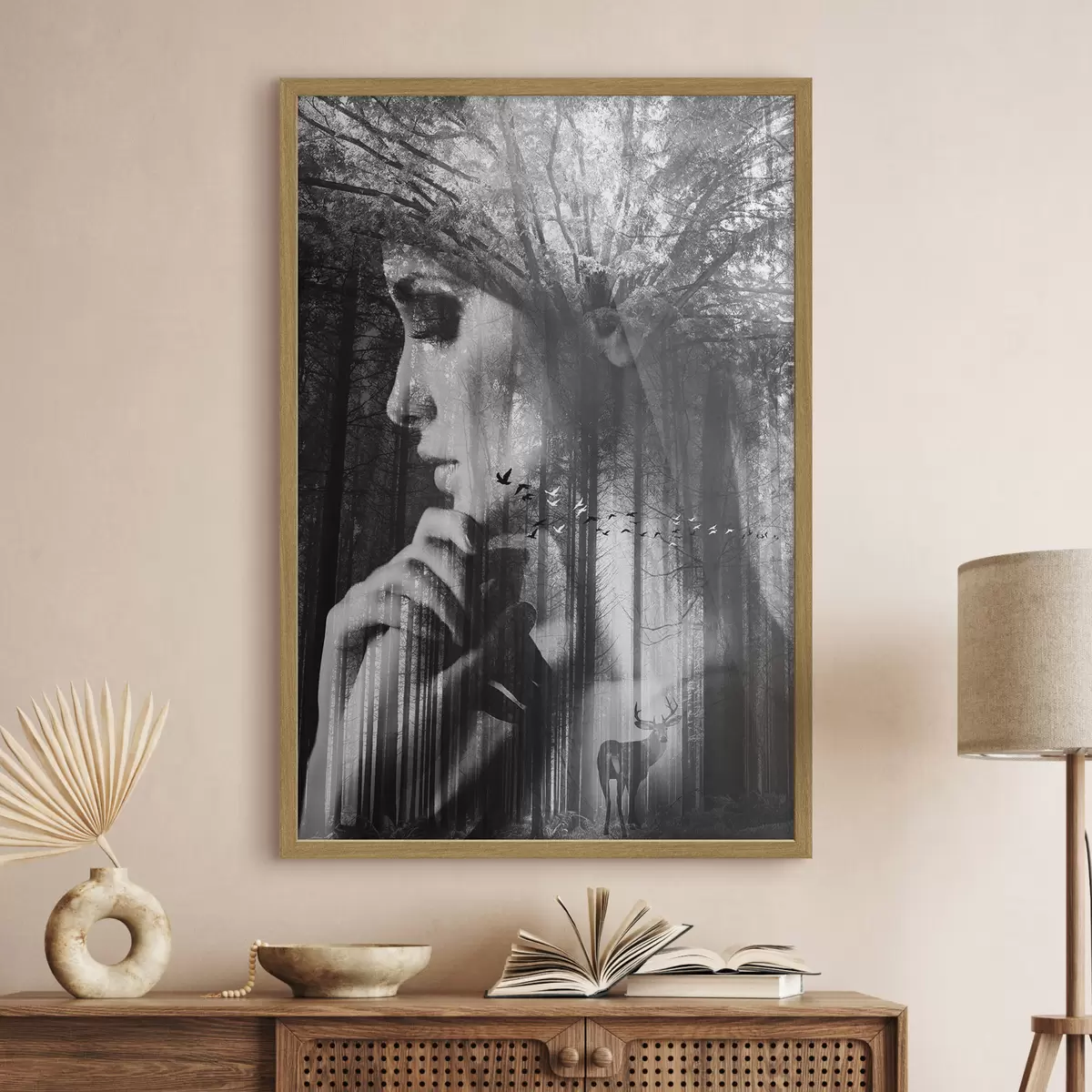 Plakatas Gamtos ir dvasios harmonija f02754