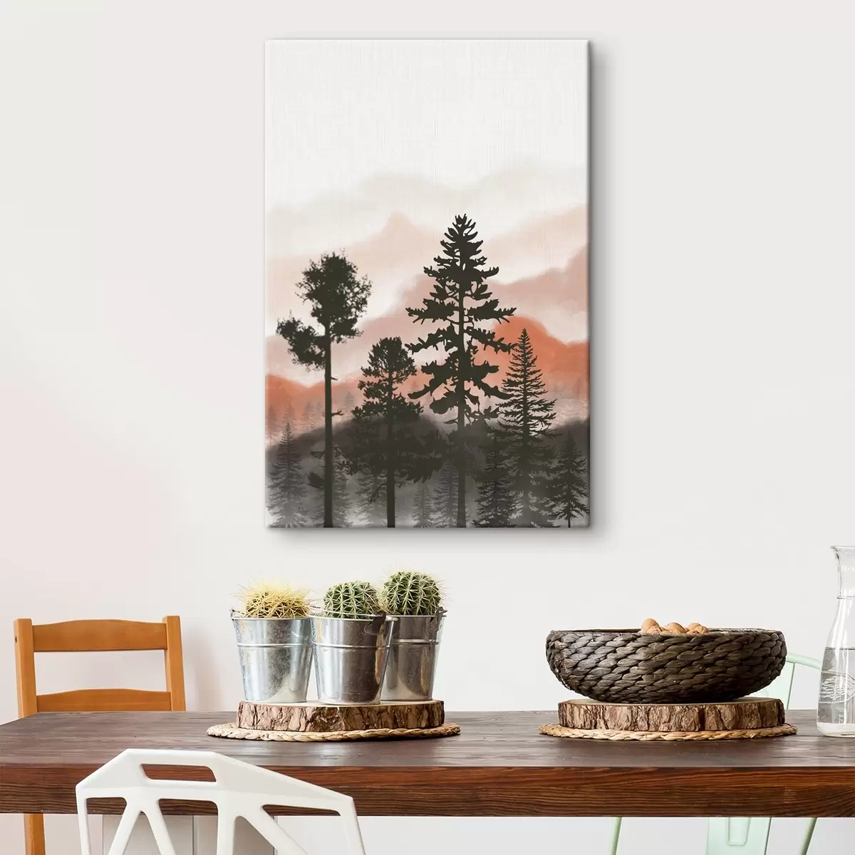 Paveikslėlis Ramūs siluetai spalvingo dangaus fone s36605v2