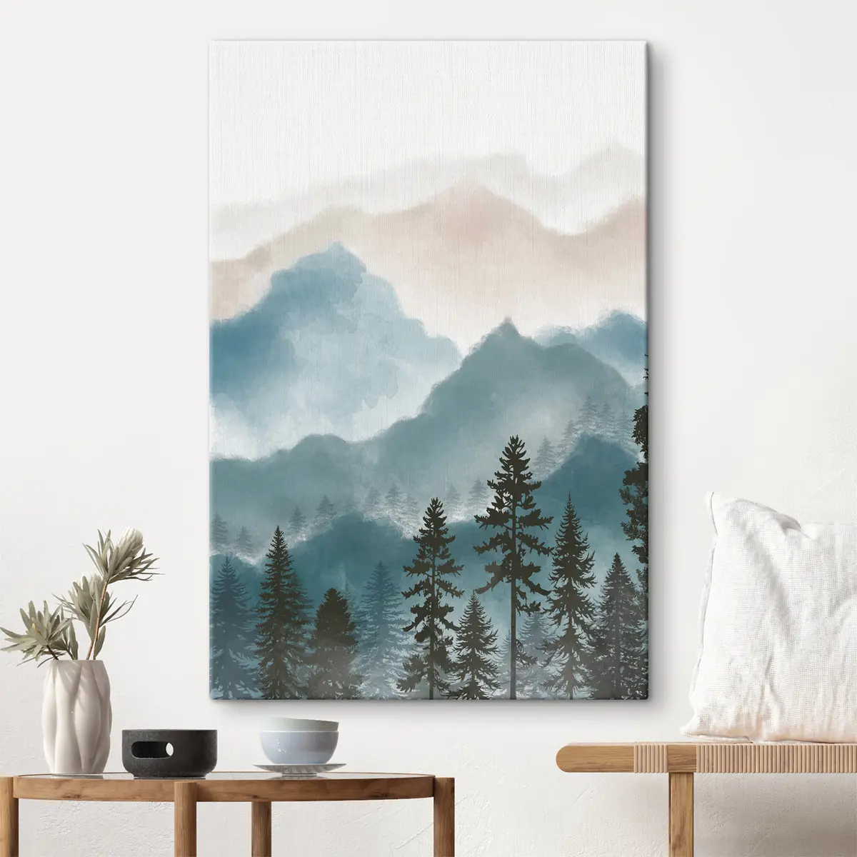 Paveikslėlis Rūko apgaubti kalnai ir ramūs miškai s36607