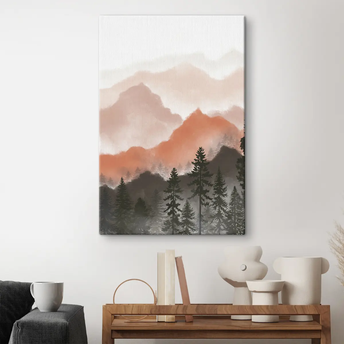 Paveikslėlis Ramūs kalnai švelniuose atspalviuose s36607v2